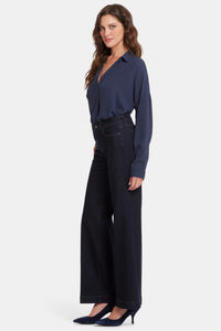 Teresa Wide Leg Jeans Indigo Blue Premium Denim | Magical | Denim | NYDJ