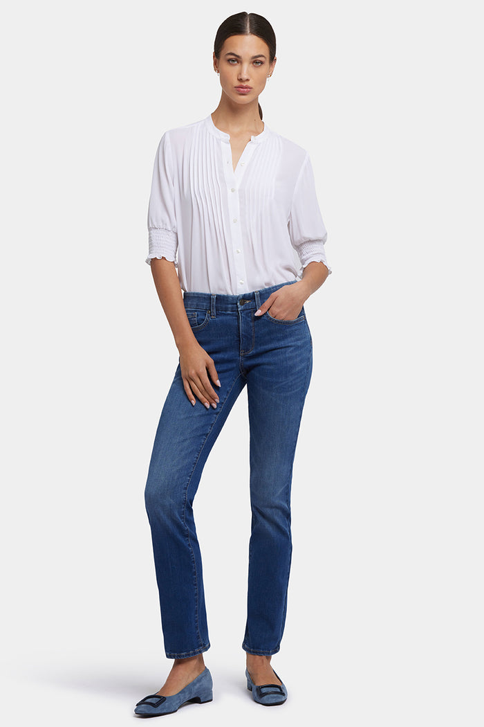 Waist Match Marilyn Straight | Dark Loire | Pants | NYDJ