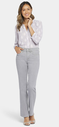 Marilyn Straight Jeans Light Grey Premium Denim (Petite) | Charisma | Pants | NYDJ