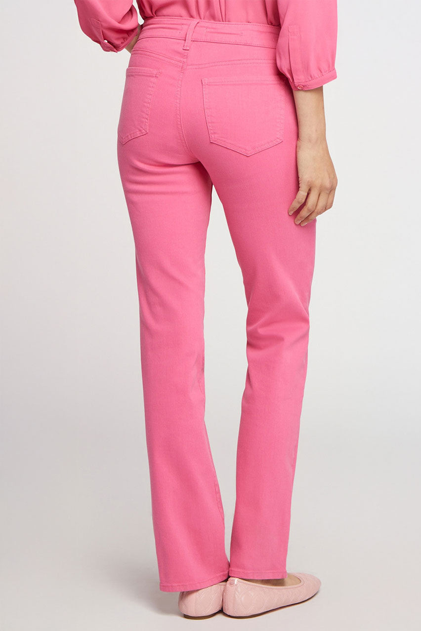 Marilyn Straight Jeans Pink Premium Denim (Petite) | NYDJ
