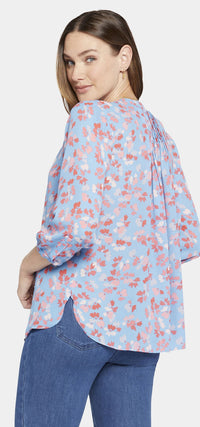 Pintuck Blouse | Pacific Meadows | Blouse | NYDJ