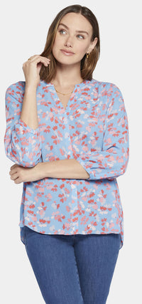 Pintuck Blouse | Pacific Meadows | Blouse | NYDJ