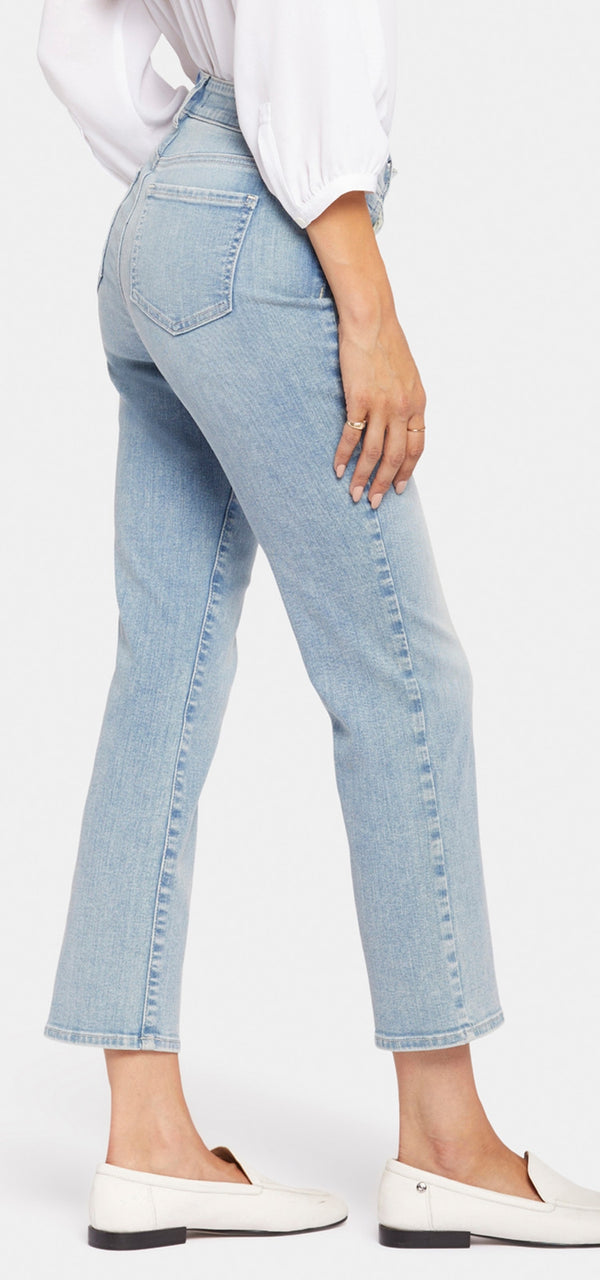 Marilyn Straight Ankle Jeans Light Blue Premium Denim | Promise | Pants | NYDJ